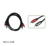 DYNAMAX 2 x RCA Plug to 2 x RCA Plug Cable (1.5M / 3M / 5M)