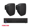 Fonestar Background Music System PROX-120Z 120W Multi-Zone PA Amplifier, 2 units SONORA 5TN  5.25