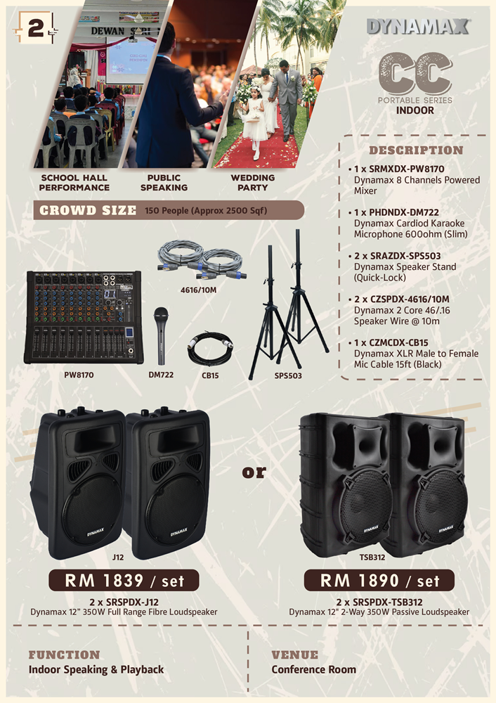 DYNAMAX Sound System DYNAMAX PW8170 8-Channel 170W x 2 Powered Mixer With USB / Bluetooth / 32-Bit DSP / 48V Phantom Power (MCMC Approval),  15