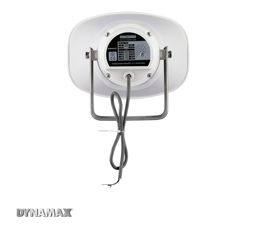 DYNAMAX CH1130T 30W Weatherproof Paging Horn Speaker Indoor/ Outdoor (Petrol station, Carpark) (1 PC)