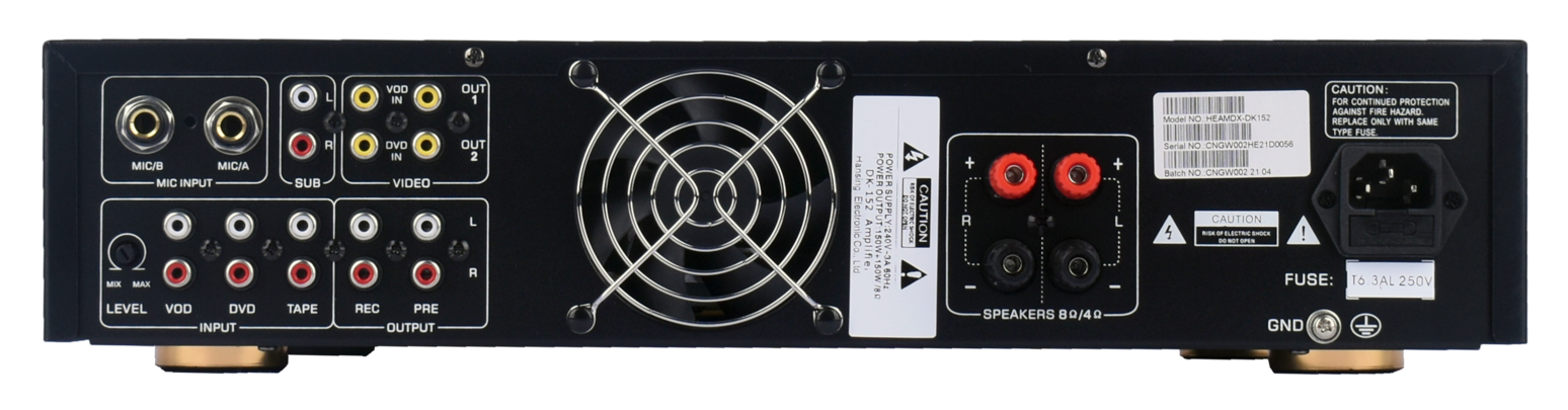 Home Karaoke Set DYNAMAX DK152 150W Digital Echo Home Karaoke Amplifier, 10