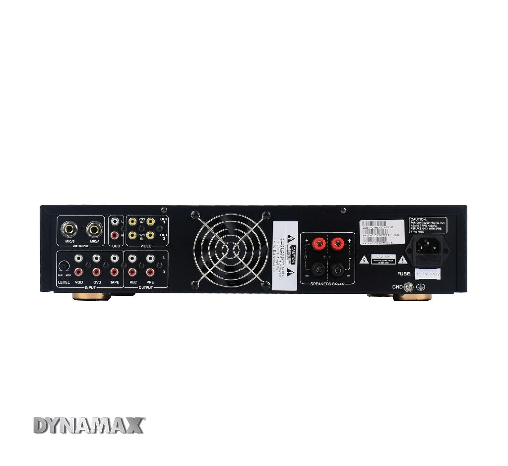 Home Karaoke Set DYNAMAX DK152 150W Digital Echo Home Karaoke Amplifier, 8