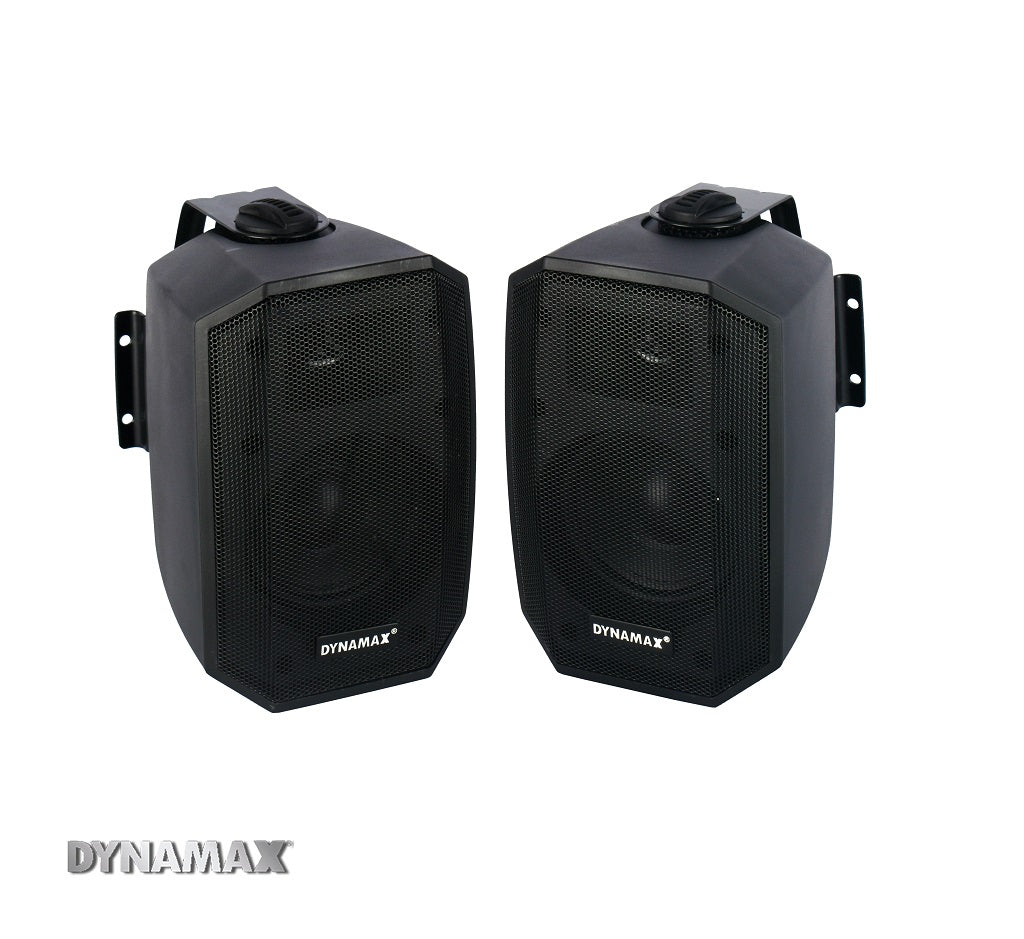 DYNAMAX Background Music System For Cafe, Restaurant, Boutique DYNAMAX 120W PA Amplifier, 4