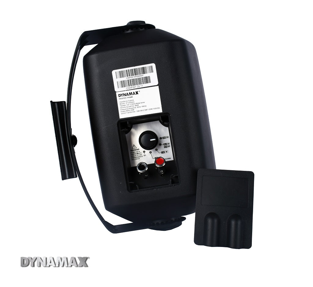 DYNAMAX Background Music System For Cafe, Restaurant, Boutique DYNAMAX 120W PA Amplifier, 4