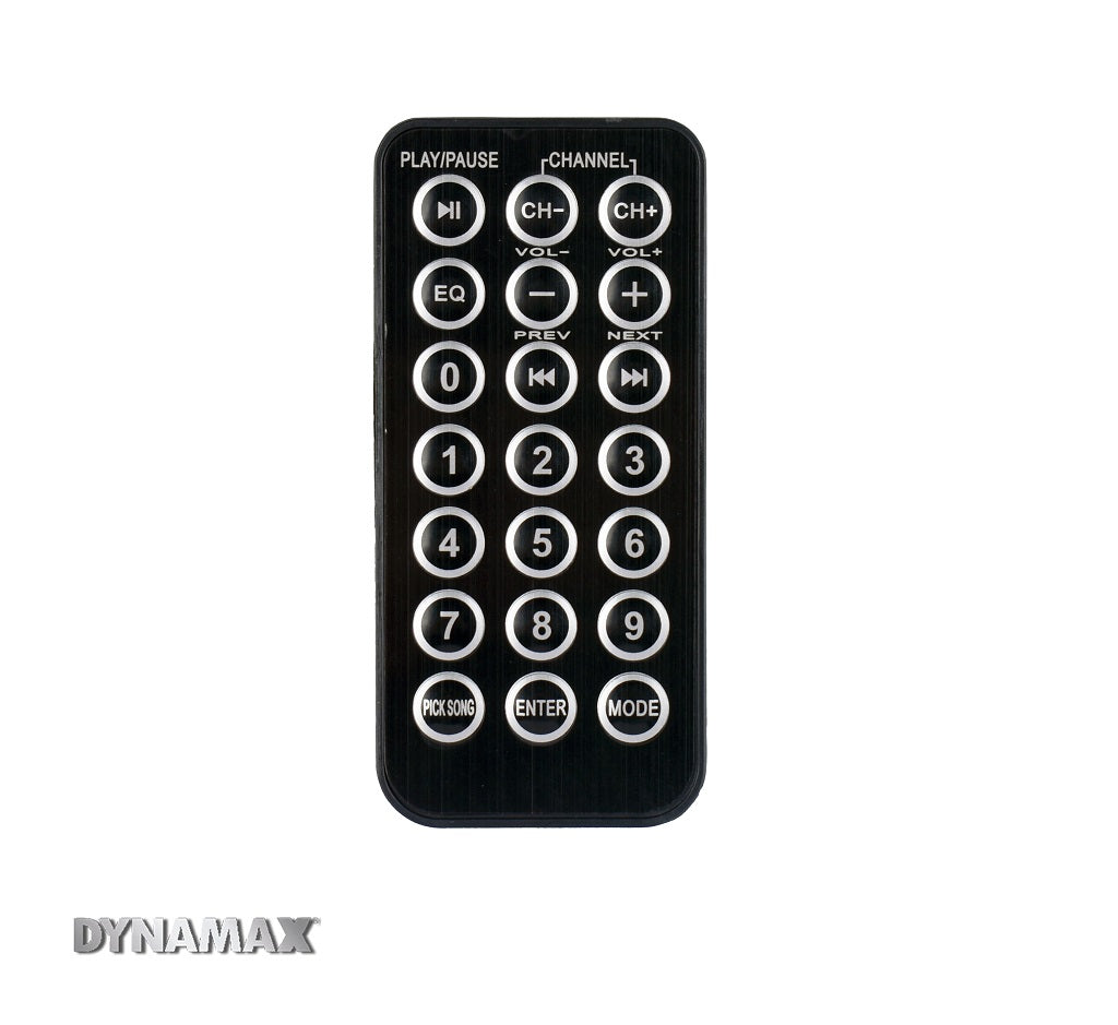 DYNAMAX TSL015 15'' 120W Bluetooth Portable PA System Speaker with 2 pcs 16 channel UHF handheld mic, TWS (MCMC)