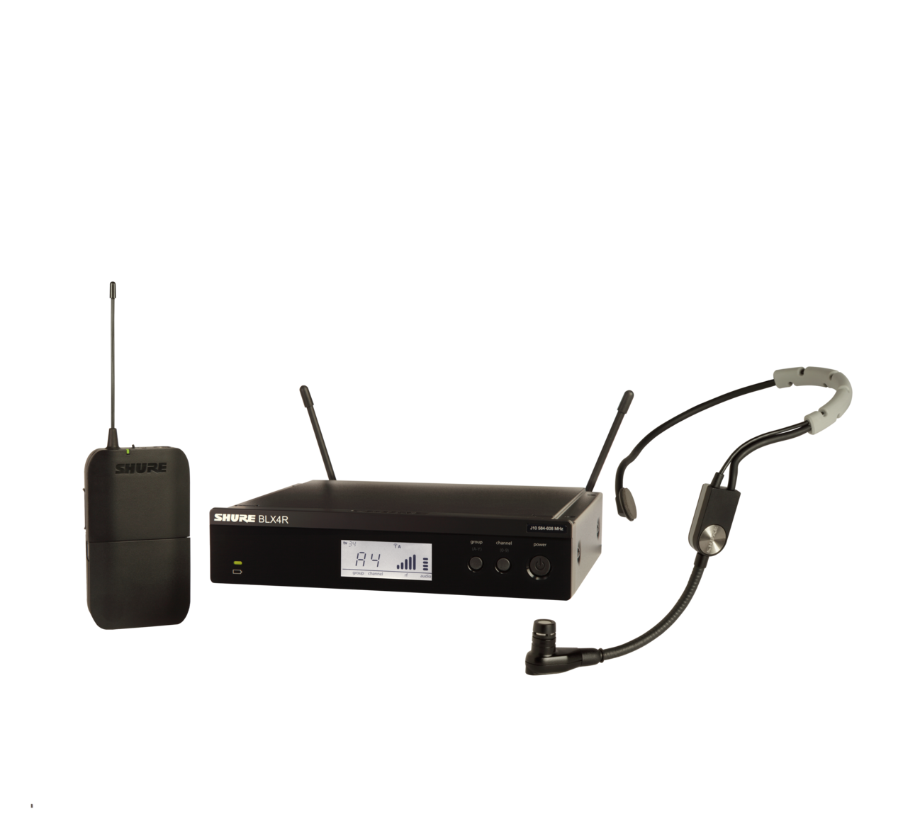 SHURE BLX14R/SM35 Wireless Rack-mount Headset System with SM35 Headset Microphone