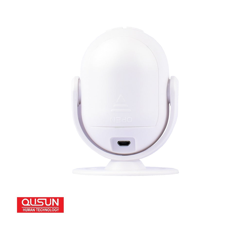 QUSUN CS037DC Wireless Alarm Doorbell Motion Sensor Wireless Visitor Entry Chime