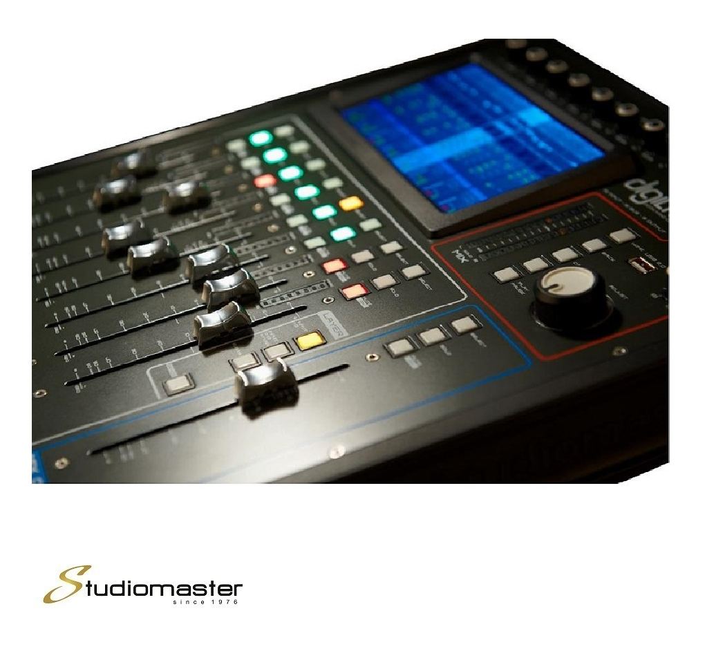 Studiomaster DGLIVE16 Digital Mixer 16 Channel, 12 mic Input & 2 Stereo & balanced XLR Output