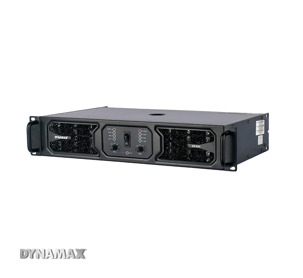 DYNAMAX DP402 740W 2-Channel Power Amplifier