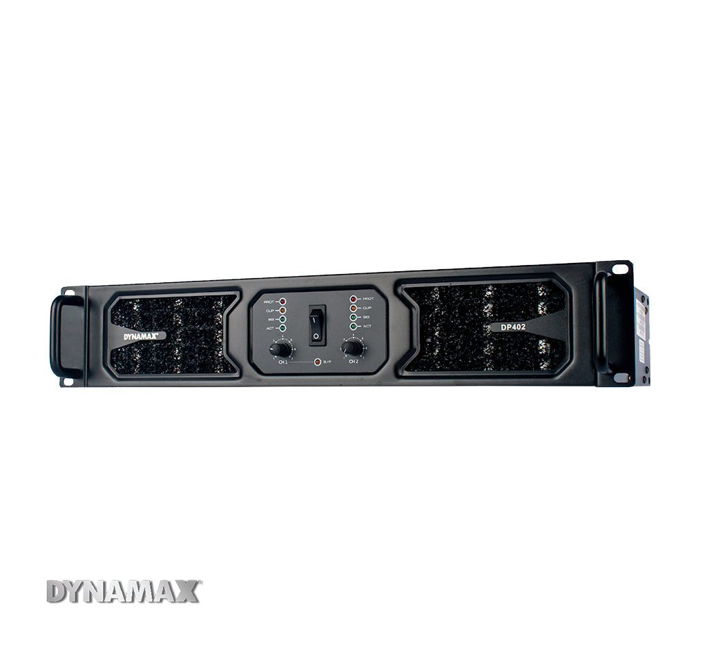 DYNAMAX DP402 740W 2-Channel Power Amplifier