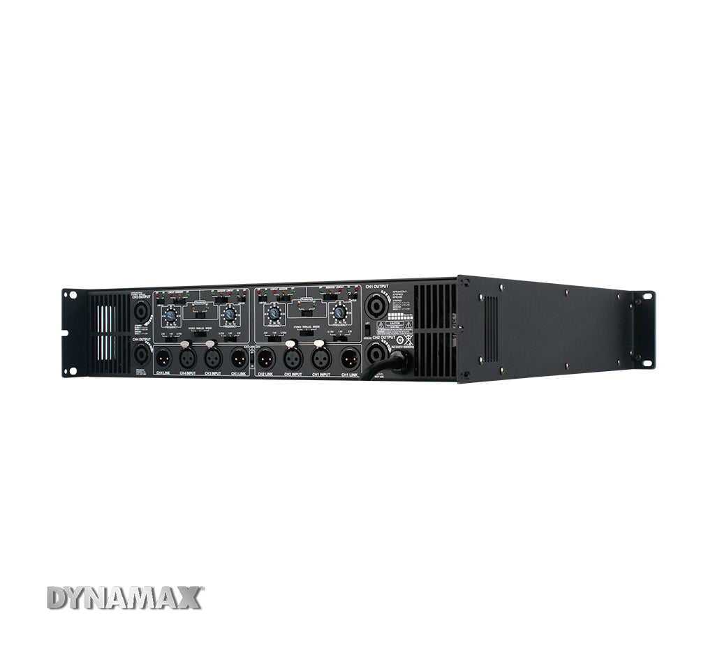 DYNAMAX DP440 400W 4-channel Power Amplifier
