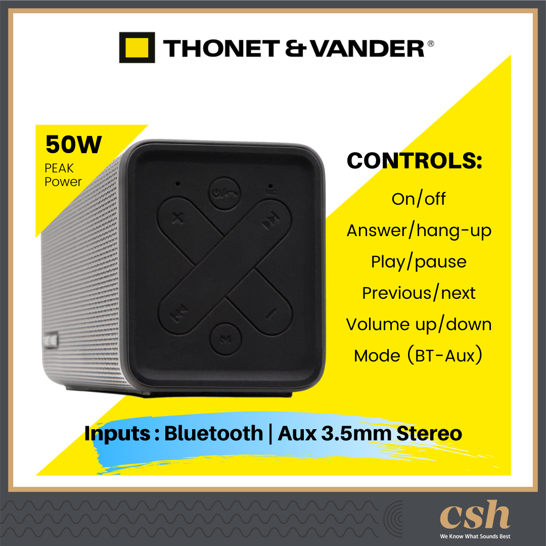 THONET & VANDER Frei Chain (NEW) 50W Portable Bluetooth Speaker TWS | 8hrs Battery Life