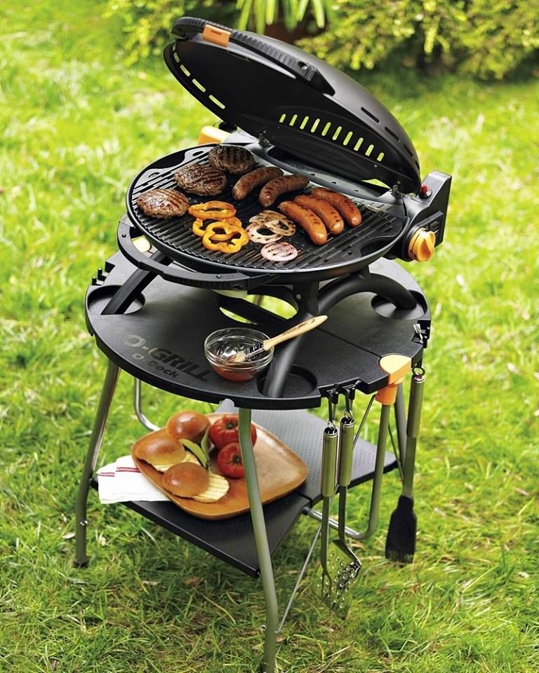 O-grill 1000 Lightweight Portable Propane BBQ Grill (Black)