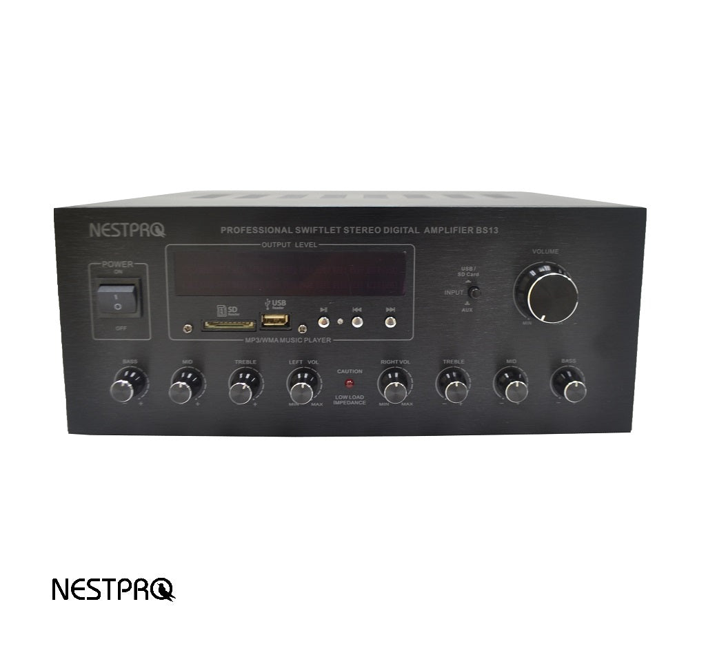 NESTPRO MXBS13 Professional Swiftlet Stereo Digital Amplifier