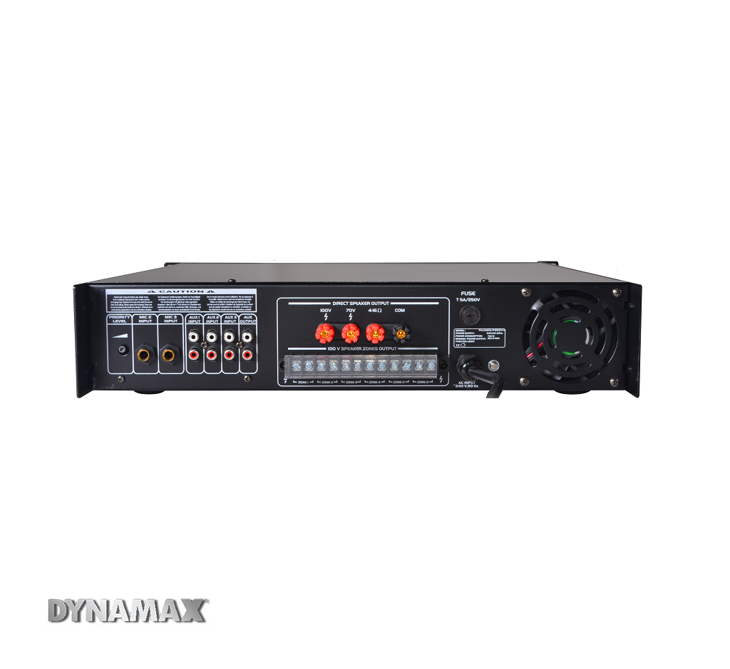 DYNAMAX P350VU 350W Public Amplifier