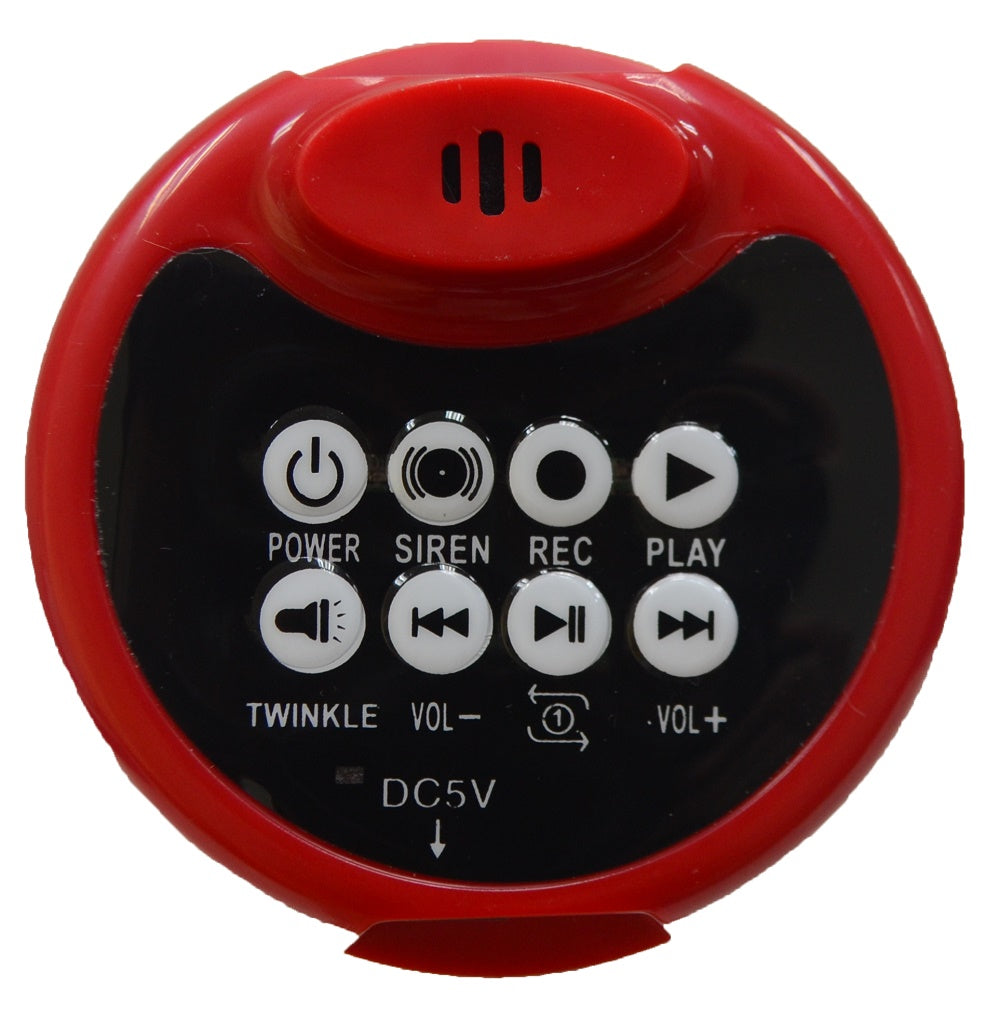 DYNAMAX SR509 Megaphone with Siren, USB, Bluetooth, Recording