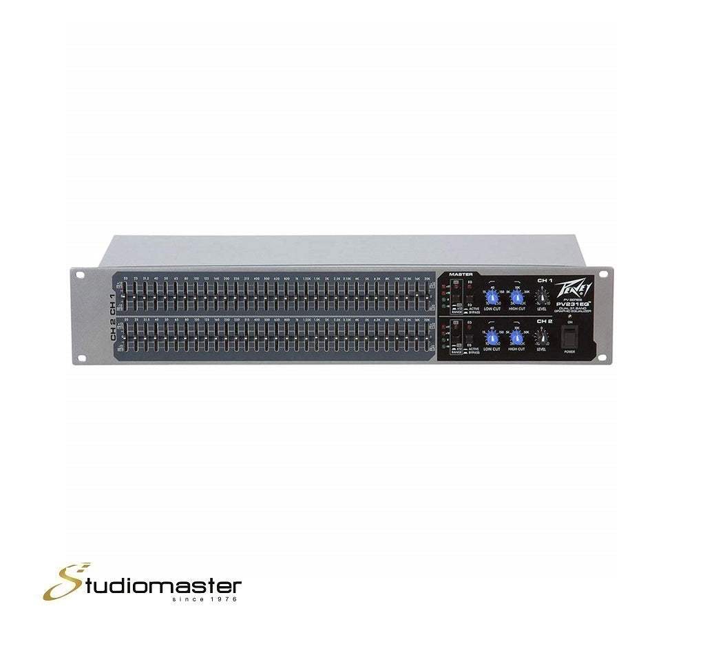 Studiomaster SRQ62 2 X 31 band 2U Graphic Equalizer