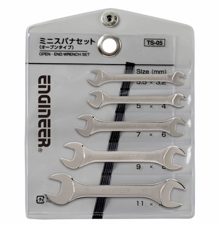 ENGINEER TS05 5pc Mini Spanner Set (Metric)