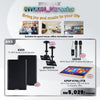 Home Karaoke Set DYNAMAX KSS5 60W Speaker K-POP 19 inch Touch Screen Karaoke Songs Machine, Wireless Mic,Bracket