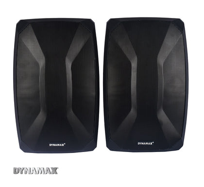 DYNAMAX F106#0 6.5” 30W /  F108#0  8” 40W Outdoor & Indoor Wall Mount Speaker Box Speaker with Waterproof IP65 (1 Pair)