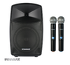 DYNAMAX HPX10 10” Professional Active Portable Speaker with 2 pcs Wireless Mic, for Speech, Busking