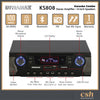 DYNAMAX KS808 Home Karaoke Set Karaoke System 8 inch Karaoke Speakers , Amplifier, Microphone , Speaker Cable