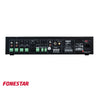 Fonestar PROX-120Z 120W PA Amplifier, Public Address Amplifier Bluetooth/USB/FM player, 3 outputs zones