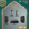 PA System For BALASAH, Indoor DYNAMAX D60 60W PA Amplifier, PRO550M 2-Way 5 1/2 Inch Box Speaker/Wall Speaker Surau