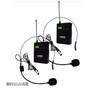 (MCMC) DYNAMAX U8095 Dual UHF Wireless Vocal Dynamic Microphone Headset Mic Mikrofon Wireless Mic Rechargeable Receiver