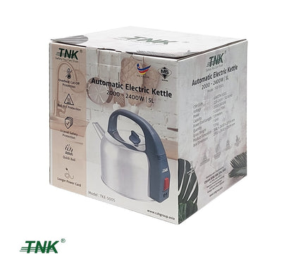 TNK TKE-500S Automatic Electric Kettle Stainless Steel 5 Liter Cerek Elektrik Air Masak