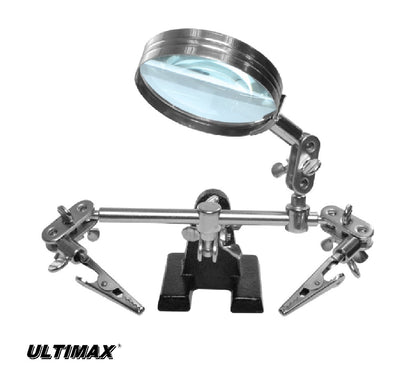 ULTIMAX 91A Helping Hand with Magnifying Glass For Soldering