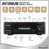 DYNAMAX AV100UB /AV200UB/AV220UB 50W x 2 (4 ohm) HiFi Stereo AV Karaoke Receiver Amplifier