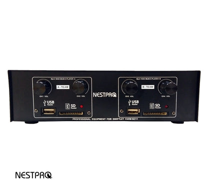 NESTPRO BZ11 Professional Swiftlet Stereo Digital Amplifier