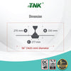 TNK CF56D 56 inch DC Motor 5 Speed, 5 Blade With Remote Control Ceiling Fan Kipas Siling(2 PCS)