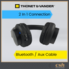 THONET & VANDER Dauer Foldable Bluetooth Wireless On-Ear Headphones 30hrs Playtime | Aux Input