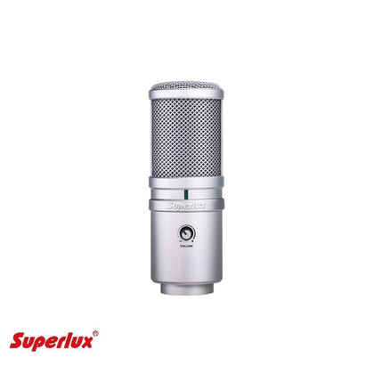 Superlux E205U USB Condenser Microphone 16-Bit for Recording, Podcasting and Broadcasting