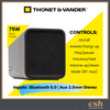 Thonet and Vander FREI TOPP Upgraded Version 75W Portable Bluetooth Speaker with TWS, Aux, Mic (Metalic Black)