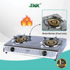 TNK 229SB Double Brass Burner Gas Stove Gas Cooking Stove Gas Cooker Stainless Steel Body Material