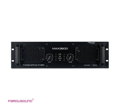 FAMOUSOUND MAX3600 2x520W Toriodal Transformer Power Amplifier