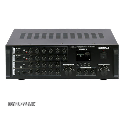 DYNAMAX MX10UB Professional Stereo Karaoke Mixer Amplifier