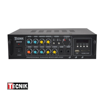 TECNIK MX6D 60W Karaoke Mixer
