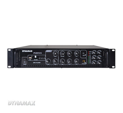 DYNAMAX P120VU Public Amplifier with 6 Zones