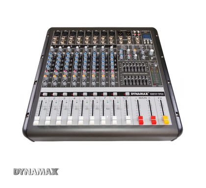 DYNAMAX PM830 8-Channel Powered Mixer