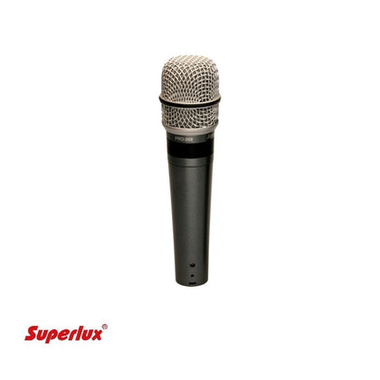 Superlux PRO258 Vocal Microphone 300ohm For Professional Vocals, Instrument Recording, and Live Performance