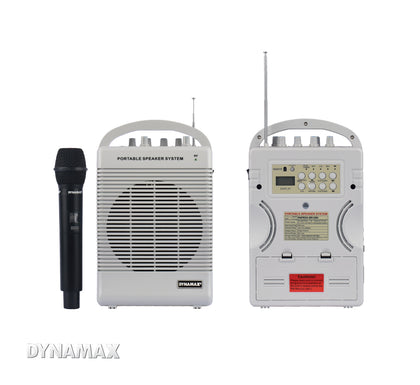 DYNAMAX SR139H Portable Speaker with 1 pc Handheld Mic [Bluetooth, USB/SD, FM]