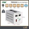 TNK TDR1000 1000VA Heavy Duty AVR Automatic Voltage Regulator [SIRIM Approved] To Protect TV, Computer, Kitchen & Electrical Appliances from unstable input voltage]