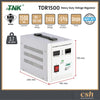 TNK TDR1500 1500VA Heavy Duty AVR Automatic Voltage Regulator [SIRIM Approved] To Protect TV, Computer, Kitchen & Electrical Appliances from unstable input voltage]