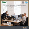 TNK TDR1500 1500VA Heavy Duty AVR Automatic Voltage Regulator [SIRIM Approved] To Protect TV, Computer, Kitchen & Electrical Appliances from unstable input voltage]