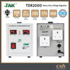 TNK TDR2000 2000VA Heavy Duty AVR Automatic Voltage Regulator [SIRIM Approved] To Protect TV, Computer, Kitchen & Electrical Appliances from unstable input voltage]