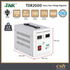 TNK TDR2000 2000VA Heavy Duty AVR Automatic Voltage Regulator [SIRIM Approved] To Protect TV, Computer, Kitchen & Electrical Appliances from unstable input voltage]